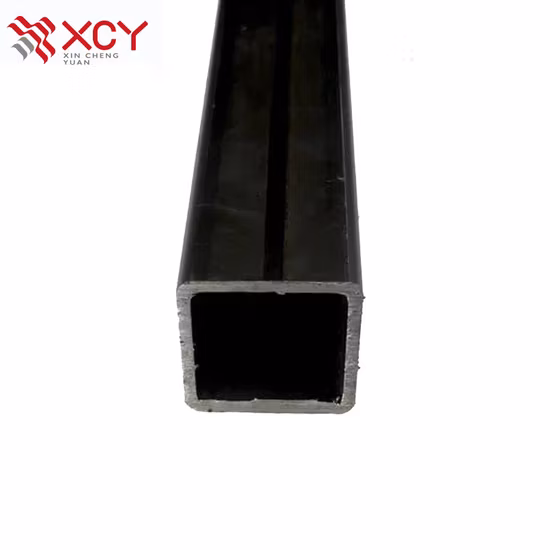 Tubo de tubo de aço carbono soldado retangular quadrado ERW SSAW LSAW ASTM A53/API 5L Gr. B Sch40 Sch80