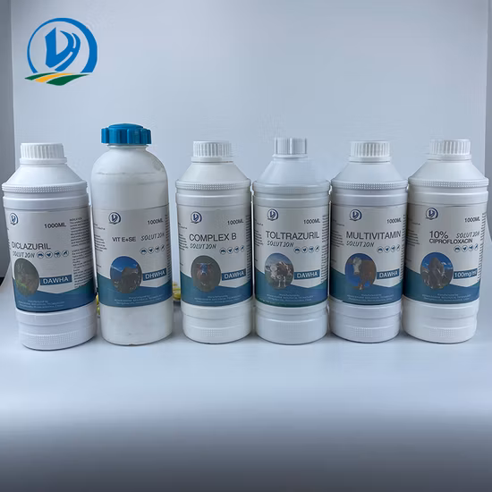 Solução oral de enrofloxacina 10% medicamento veterinário para uso em bovinos, ovelhas, cabras, cavalos e aves